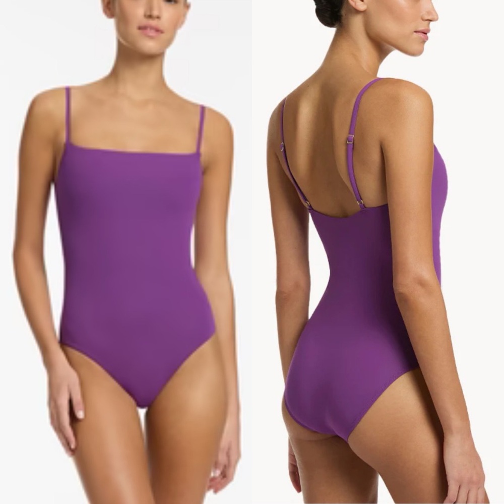 Ladies JETS Australia JetSet MINIMAL TANK  swimsuit size 8
AMETHYST purple nWT